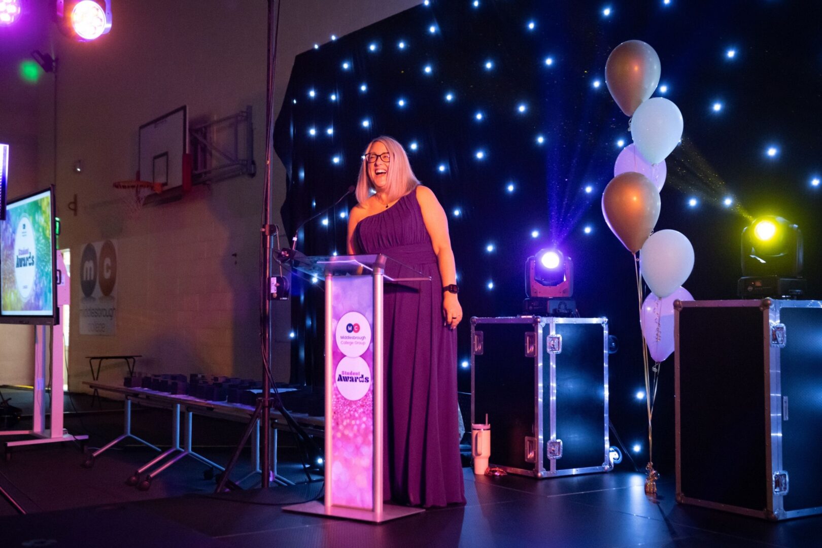 Presenter Aimey Adamson