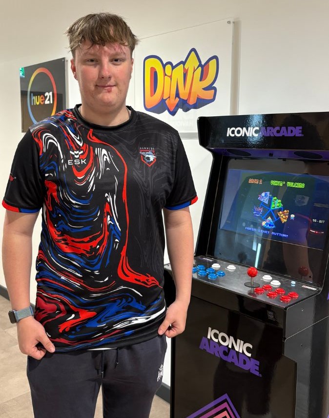 Will Durham wearing his ESports kit