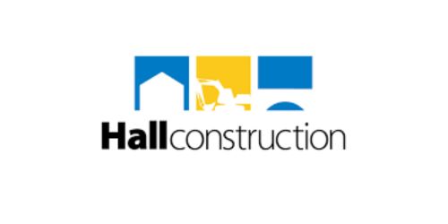 Hall construction logo