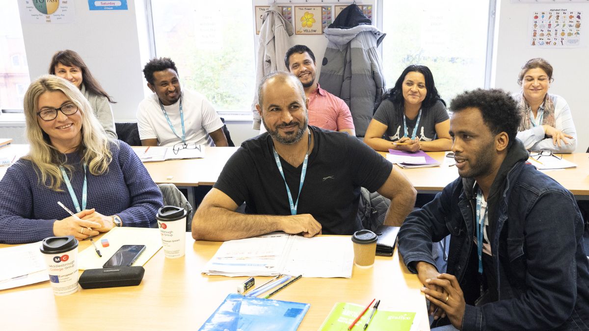 Adult Learners In Classroom