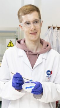 A Levels science student