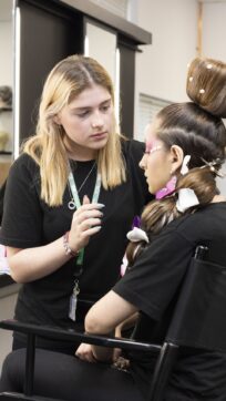 Hair And Beauty student and model