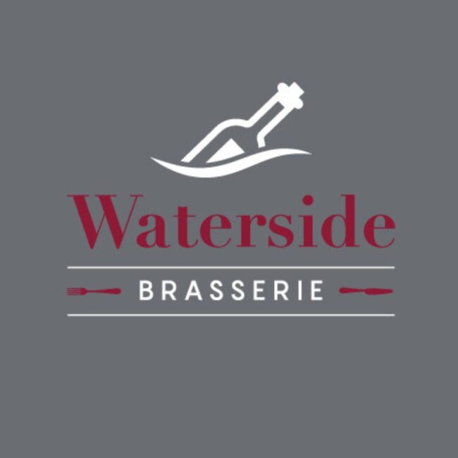 Waterside Brasserie grey logo