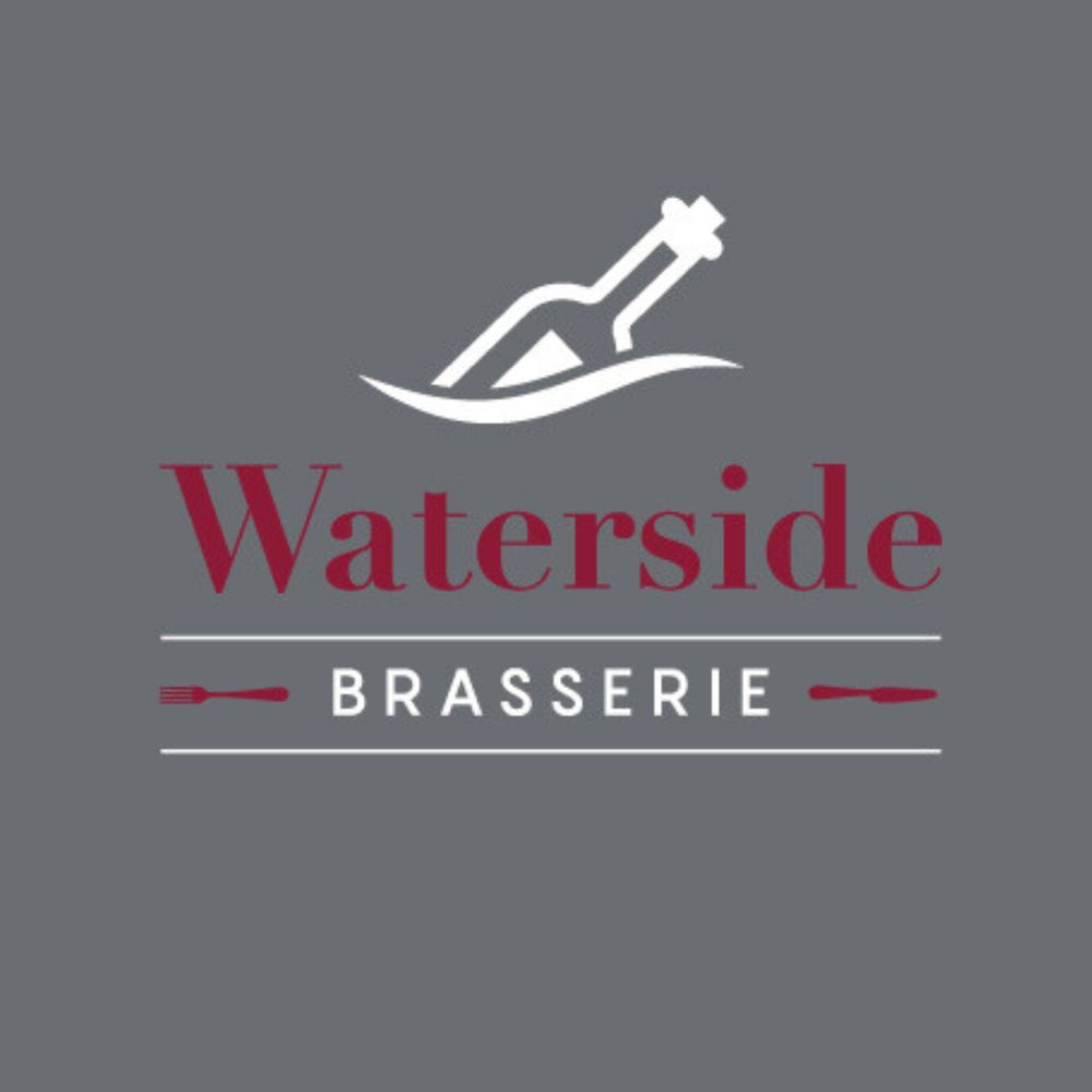 Waterside Brasserie grey logo