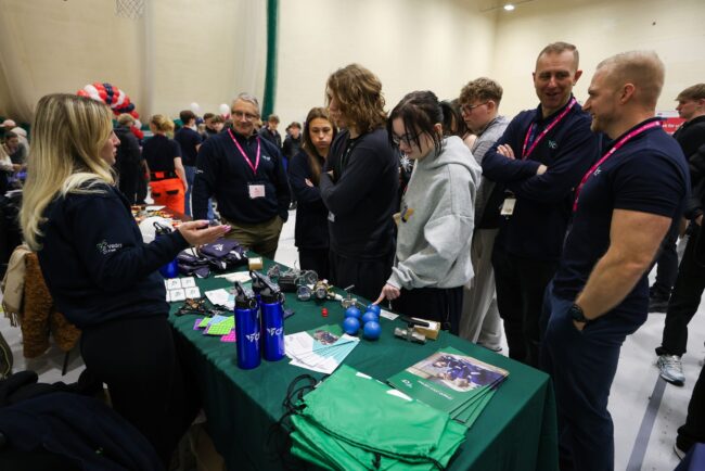Students speak with CF Fertilisers
