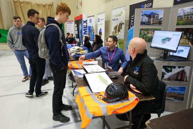 Students speak with BGP Consulting