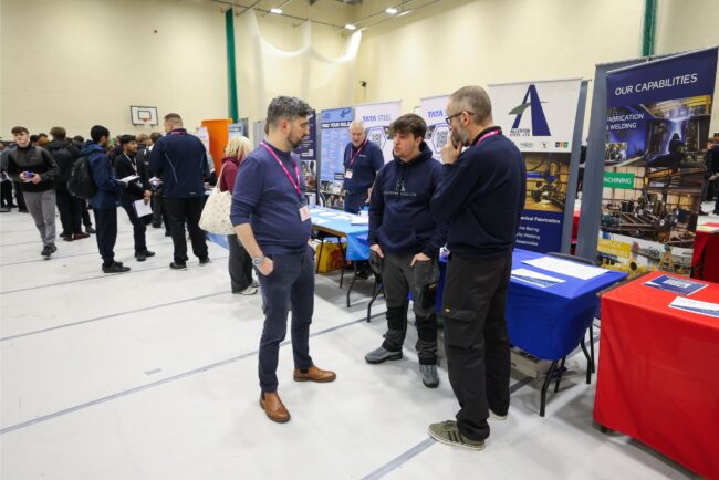 Representatives from Allerton Steel Ltd