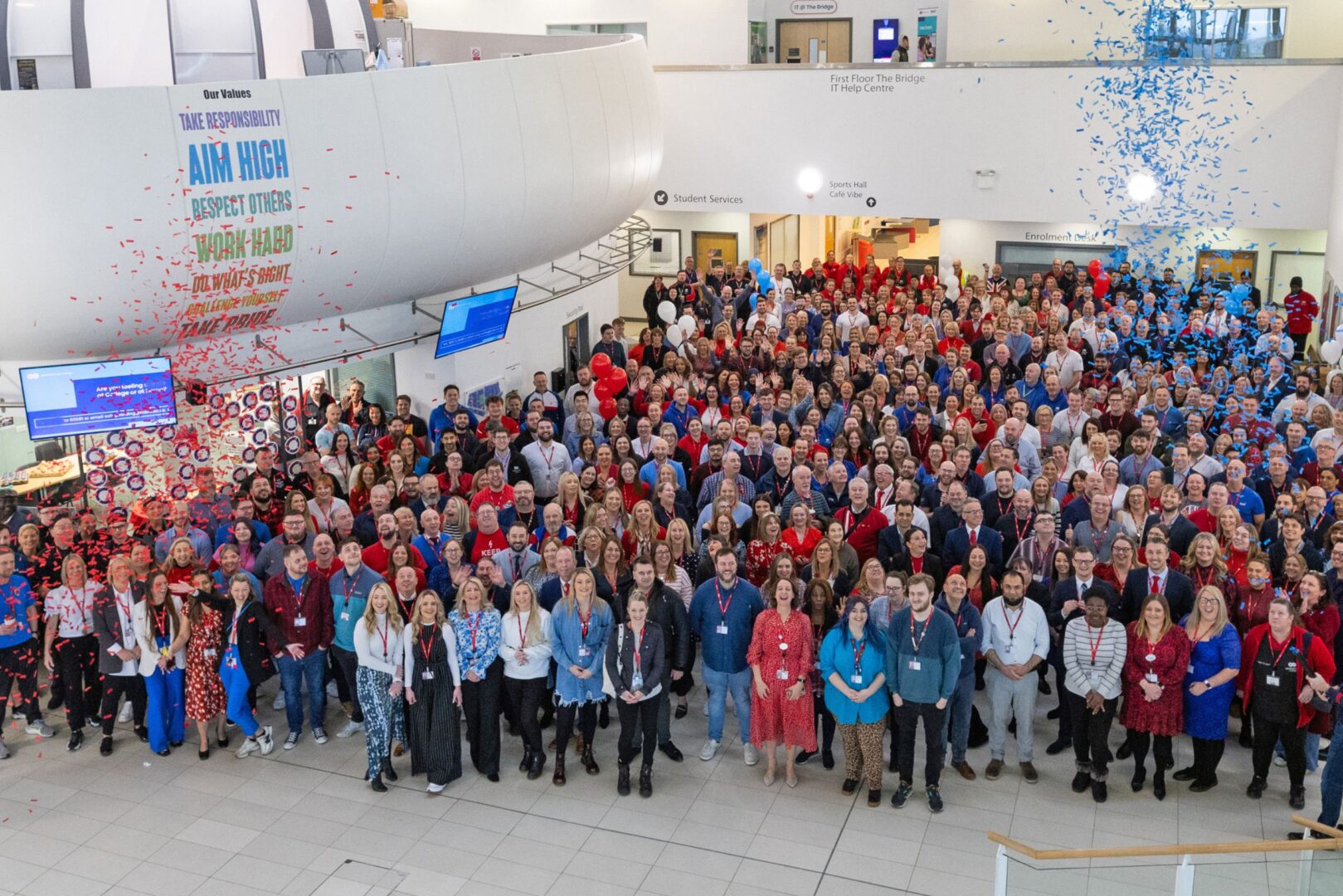 MCG Staff celebrate ofsted