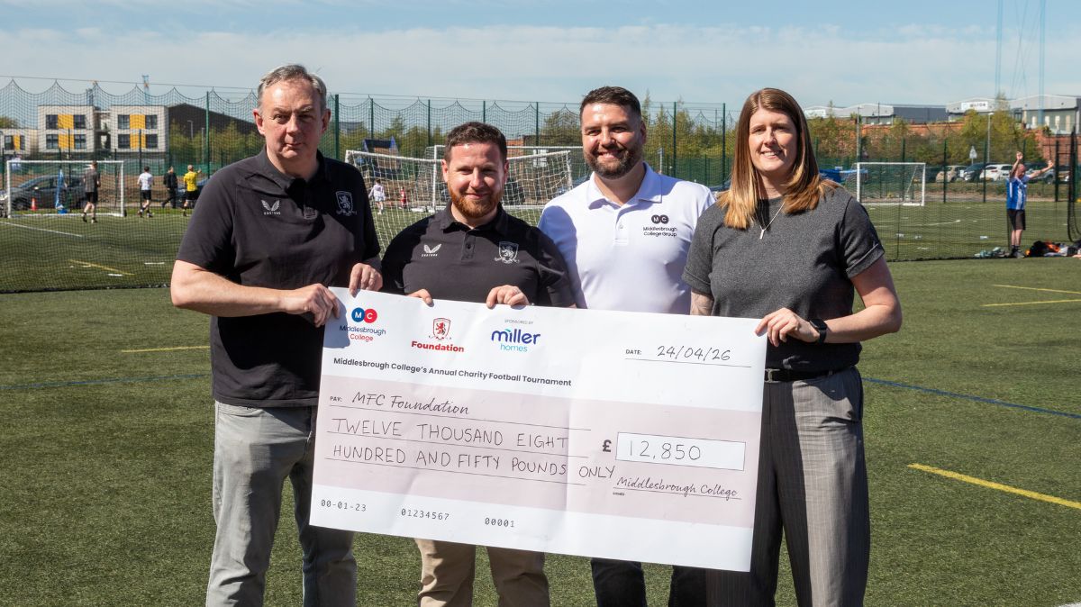 MFC Foundation receive cheque