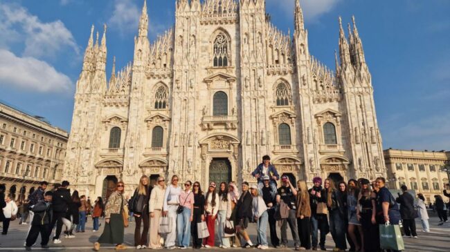 Fashion communication students in Milan