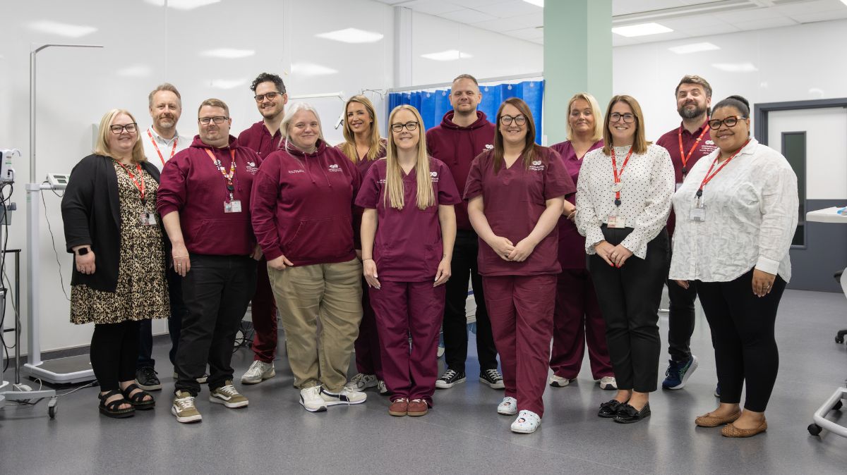 Middlesbrough College's Nursing and Midwifery team