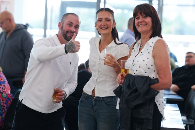 Travel, Tourism and Aviation Student of the Year, Grace Hill, with family