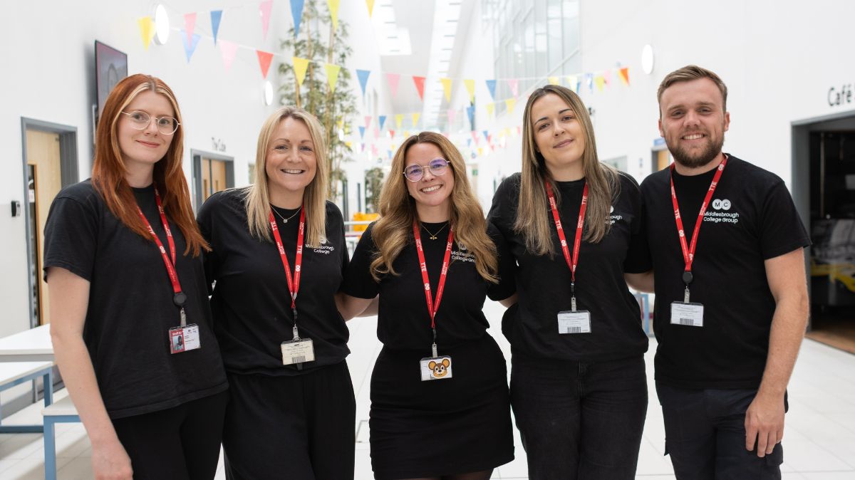 Schools Team: Jen, Lucy, Meg, Ellie and Coby