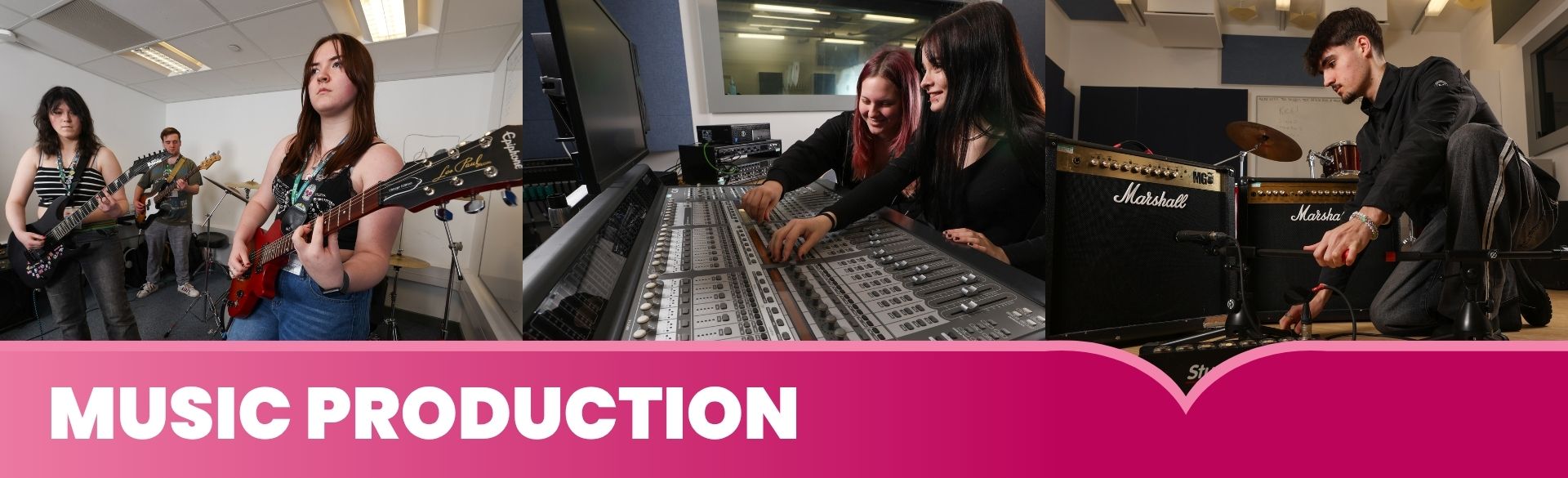 music production banner