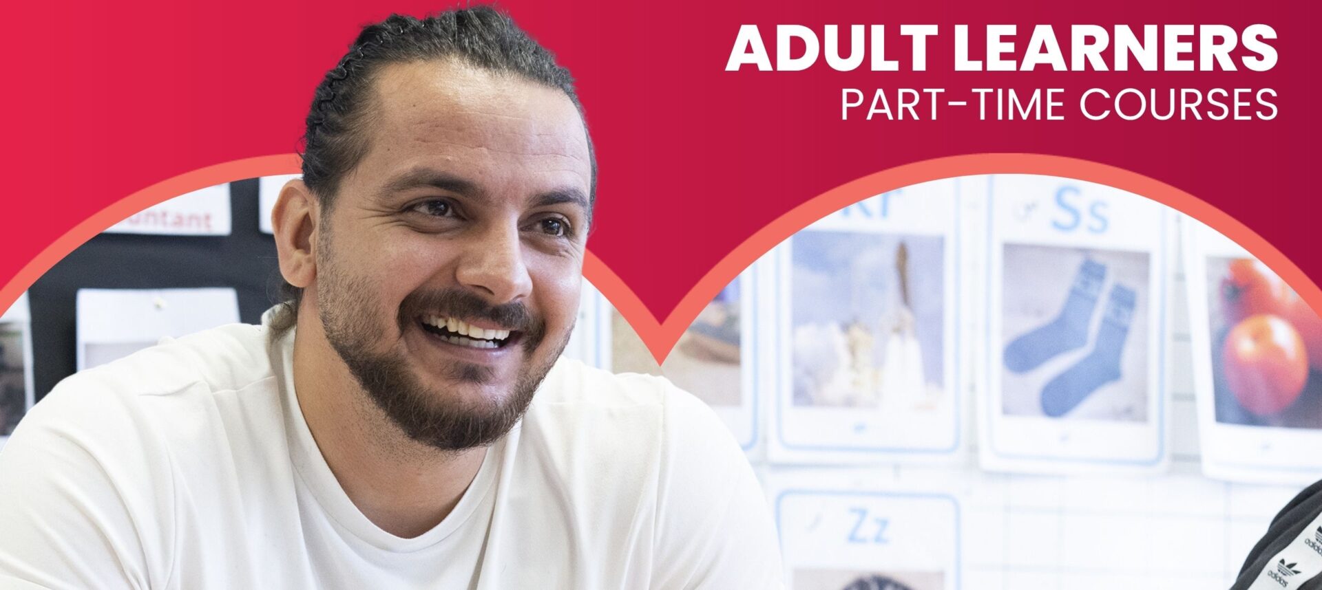 Adult Learner Part Time Courses banner