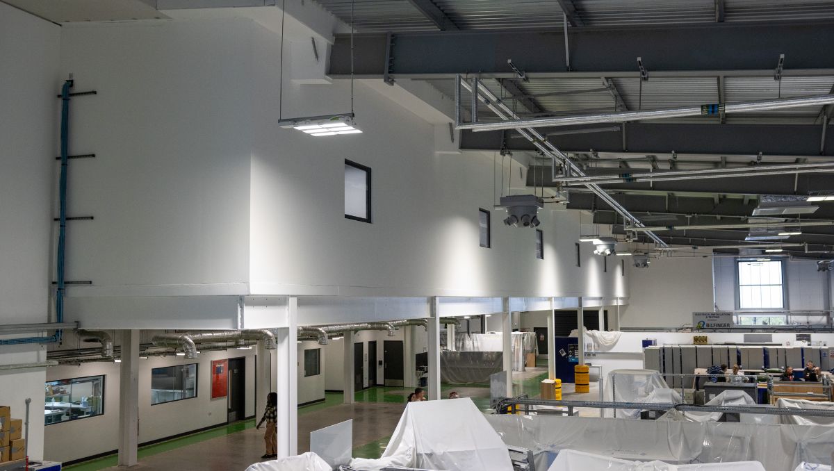 The new mezzanine level at the TTE Centre
