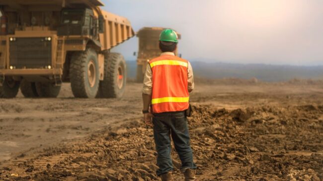 Engineer On Construction Site