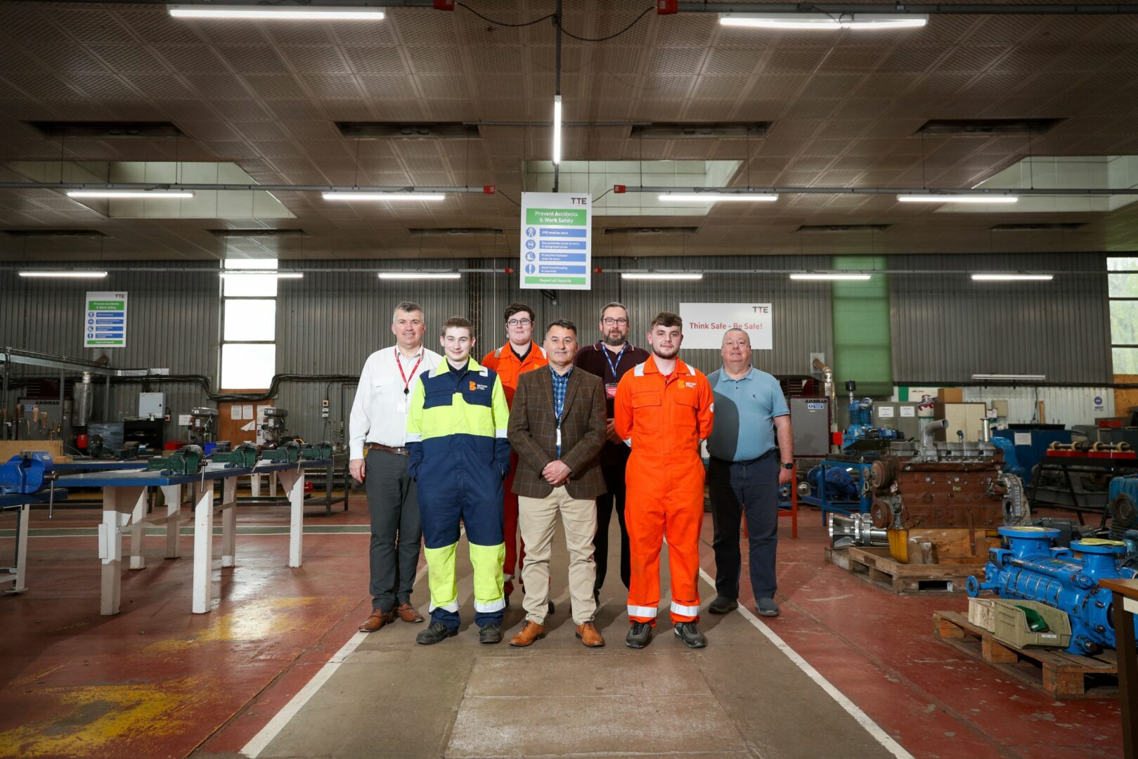 TTE and British Steel apprentices