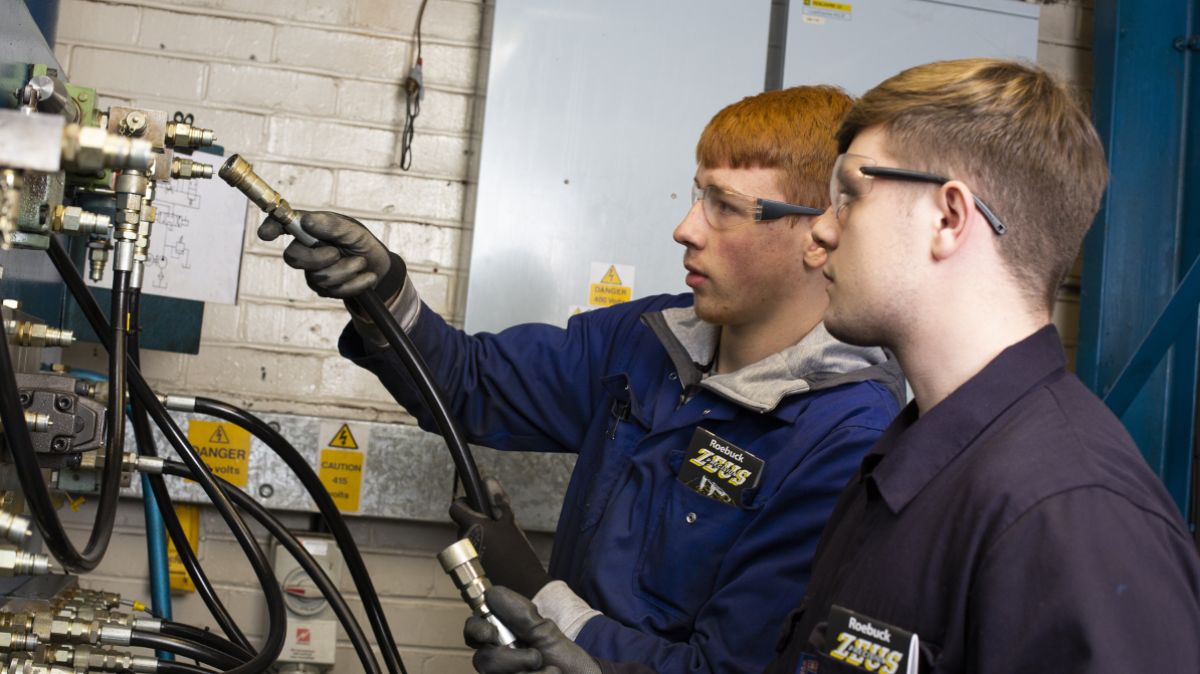 Electrical engineering students