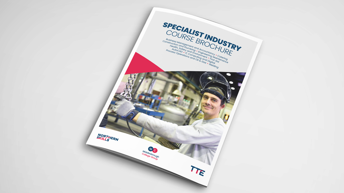 Specialist industry course brochure front cover