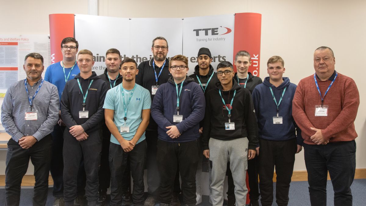 British Steel with apprentices